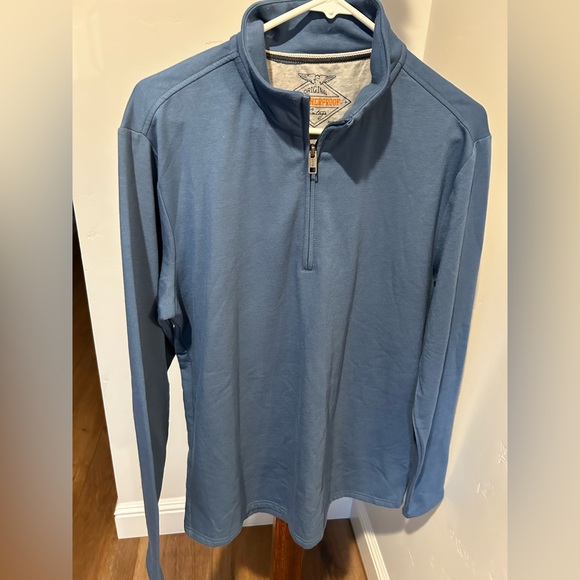 Weatherproof  Men’s 1/4 Zip Pullover Color Blue Size M - Picture 1 of 6